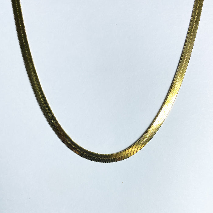 Classic Silver Snake Chain Necklace