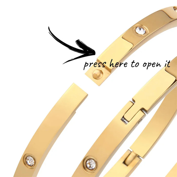 Thic Gold Bangle Set