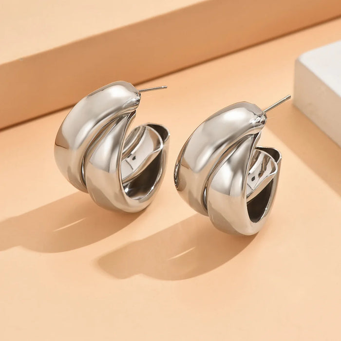 Dual Drop Earrings