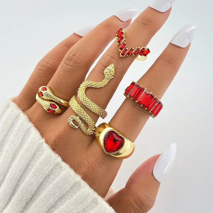 Gothic Theme Ring Set