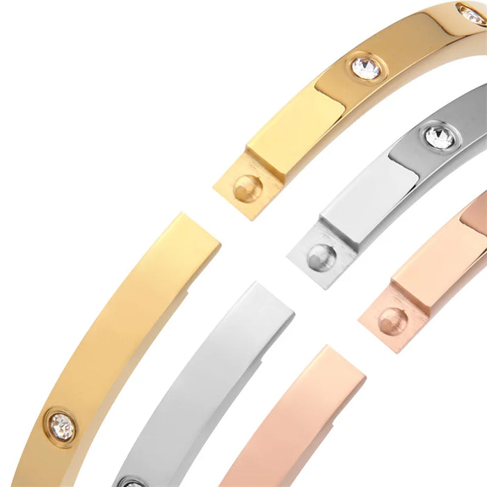 Thic Gold Bangle Set
