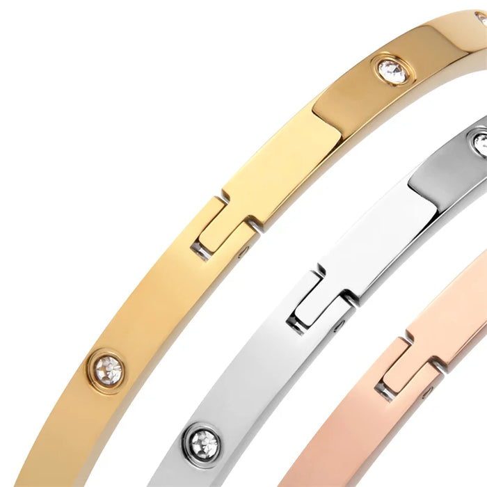 Thic Gold Bangle Set
